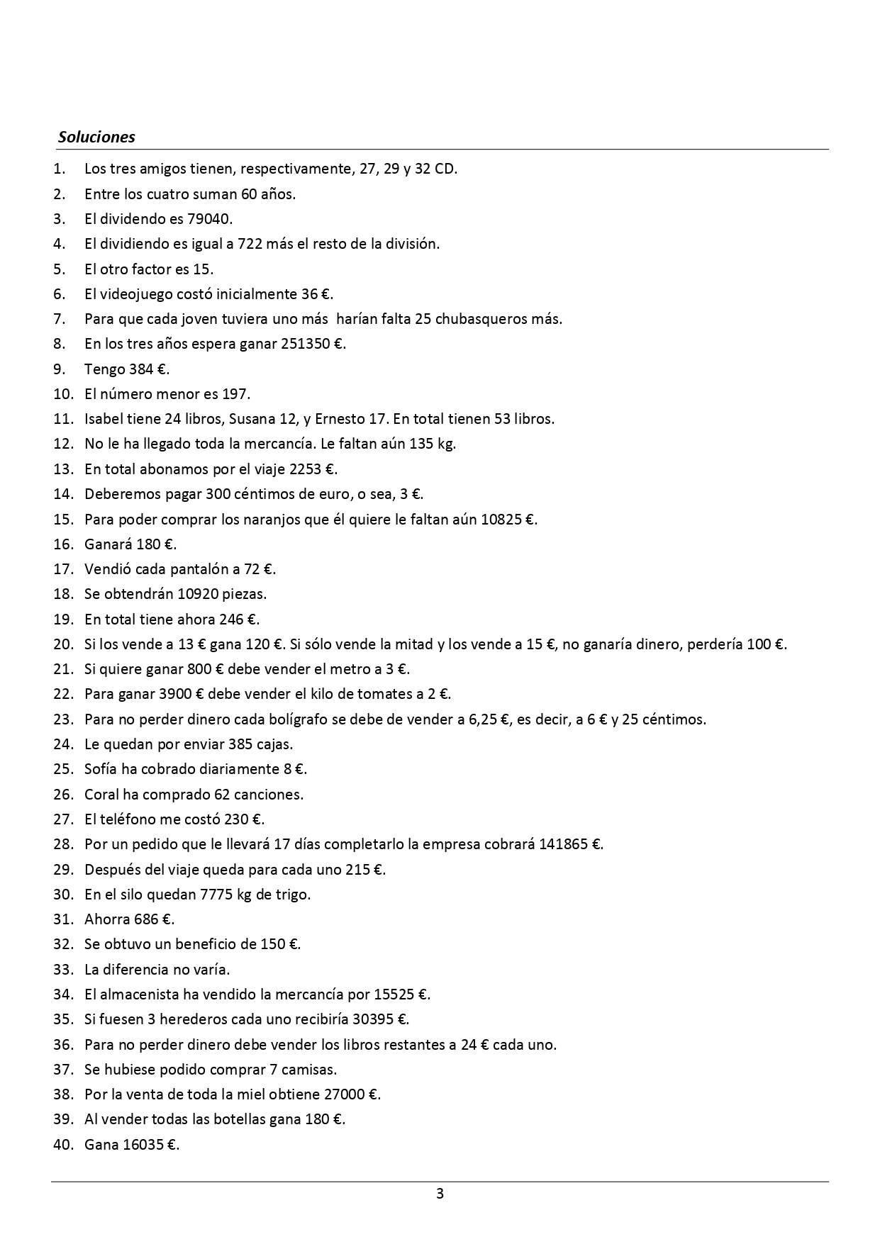 Ficha Problemas N Meros Naturales Page